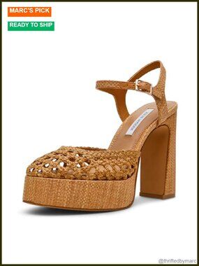 Steve Madden Lexie Block Heel Pump Polyurethane Formal